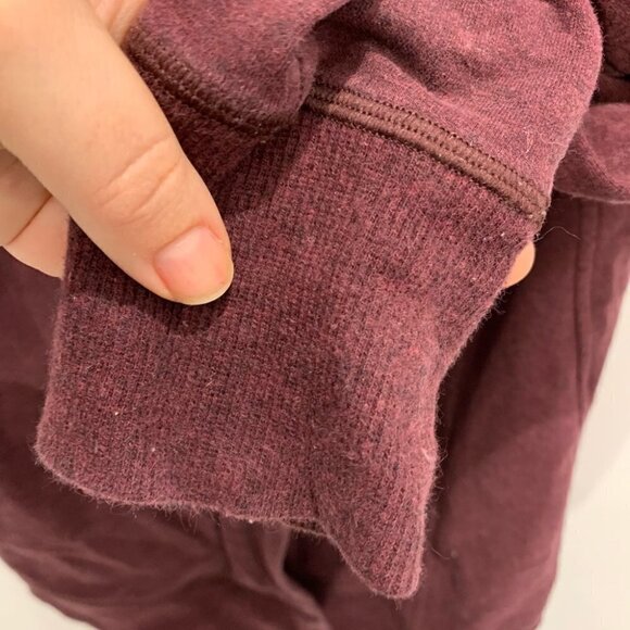 Lululemon wrap up jacket size 6 Heathered Bordeaux Drama - Picture 9 of 11